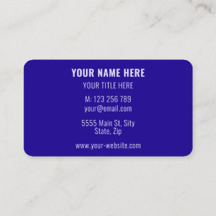 Professionele Promotionele Visitekaartjes Sjabloon