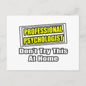 Professionele psycholoog...grap briefkaart (Voorkant)