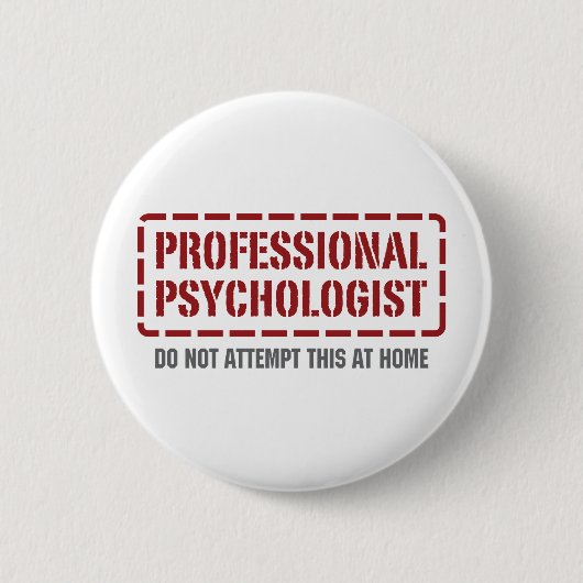 Professionele psycholoog ronde button 5,7 cm (Voorkant)