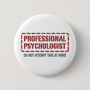 Professionele psycholoog ronde button 5,7 cm