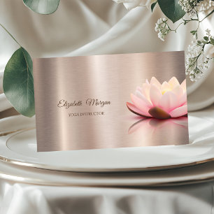 Professionele psycholoog Therapist, Lotus, Yoga Visitekaartje