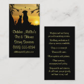 Professionele puntentelling met honden en katten visitekaartje (Voorkant / Achterkant)