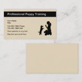 Professionele puppytraining visitekaartje (Voorkant / Achterkant)
