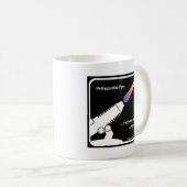 Professionele PyroMok met 3-twee zijden Koffiemok (Voorkant rechts)