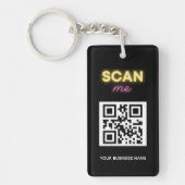 Professionele QR-code Aangepast Sleutelhanger (Voorkant)