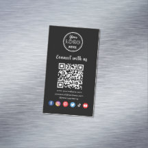 Professionele QR-code Een verbinding met sociale m