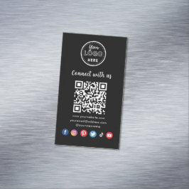 Professionele QR-code Een verbinding met sociale m Magnetisch Visitekaartje