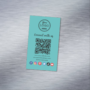 Professionele QR-code Een verbinding met sociale m Magnetisch Visitekaartje