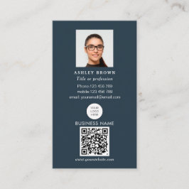 Professionele QR-code Eenvoudige foto in onroerend Visitekaartje
