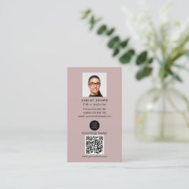 Professionele QR-code Eenvoudige foto in onroerend Visitekaartje