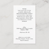 Professionele QR-code Eenvoudige foto van onroeren Visitekaartje (Achterkant)