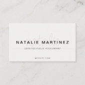 Professionele QR-code Elegant Trendy Script Cool Visitekaartje (Voorkant)