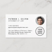 Professionele QR-code Foto Logo Visitekaartje (Voorkant)