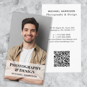 Professionele QR Code Foto Visitekaartje