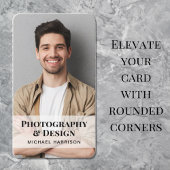 Professionele QR Code Foto Visitekaartje