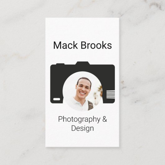 Professionele QR Code Fotografie & Ontwerp Visitekaartje (Voorkant)