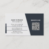 Professionele QR-code in bedrijf of persoonlijk  Visitekaartje (Voorkant)