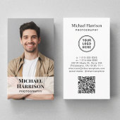 Professionele QR Code Logo Foto Visitekaartje