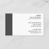 Professionele QR-Code Minimale Scannable Bevorderi Visitekaartje (Achterkant)