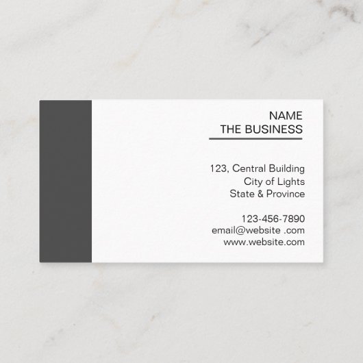 Professionele QR-Code Minimale Scannable Bevorderi Visitekaartje (Achterkant)