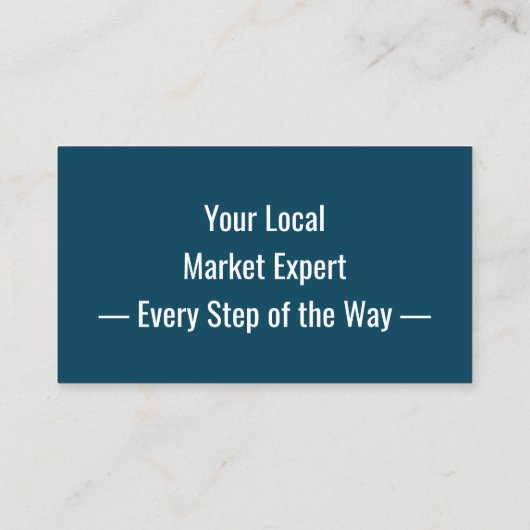 Professionele QR-code onroerend goed Visitekaartje (Achterkant)