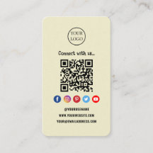 Professionele Qr Code Sociale media Maak contact m