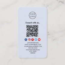Professionele Qr Code Sociale media Maak contact m