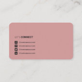 Professionele QR-code sociale media-netwerkactivit Visitekaartje (Achterkant)