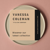 Professionele QR Code Trendy Rustieke Sociale Medi Vierkante Visitekaartje