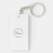 Professionele QR-code Uw aangepaste Sleutelhanger  (achterkant)