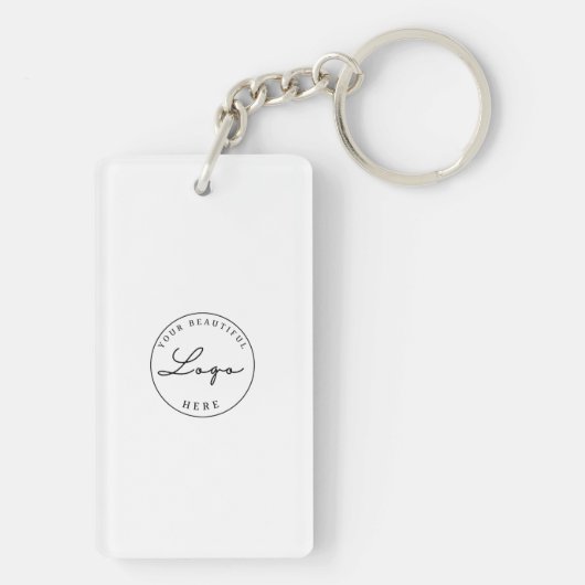 Professionele QR-code Uw aangepaste Sleutelhanger  (achterkant)