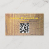 Professionele QR-code voor het meten van tapehout Visitekaartje (Achterkant)