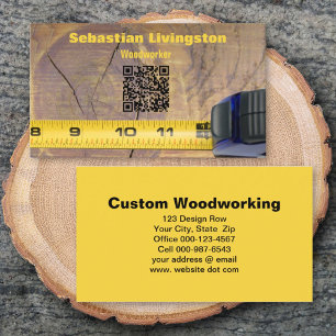 Professionele QR-code voor het meten van tapehout Visitekaartje