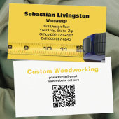 Professionele QR-code voor het meten van tapehout Visitekaartje