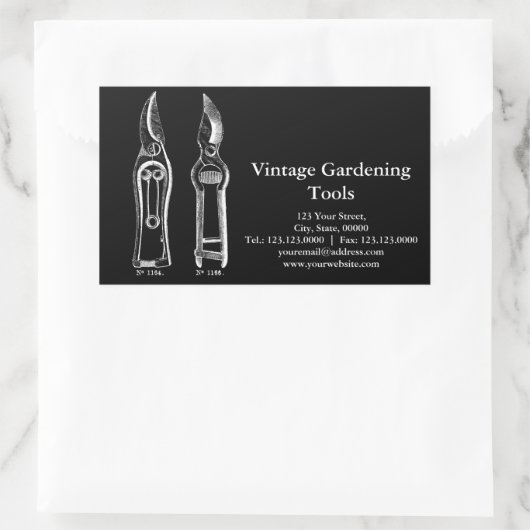 Professionele R B-Sticker Rechthoekige Sticker (Tas)