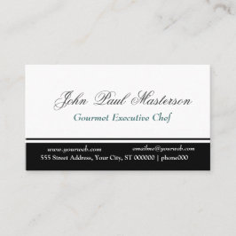 Professionele rand - zwart, wit ontwerp visitekaartje