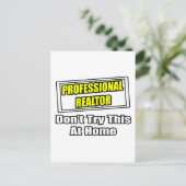 Professionele Realtor...Joke Briefkaart (Staand voorkant)