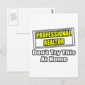 Professionele Realtor...Joke Briefkaart (Voorkant / Achterkant)