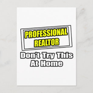 Professionele Realtor...Joke Briefkaart
