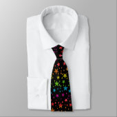 Professionele regenboogstaren Groom Black Stropdas (Gebonden)