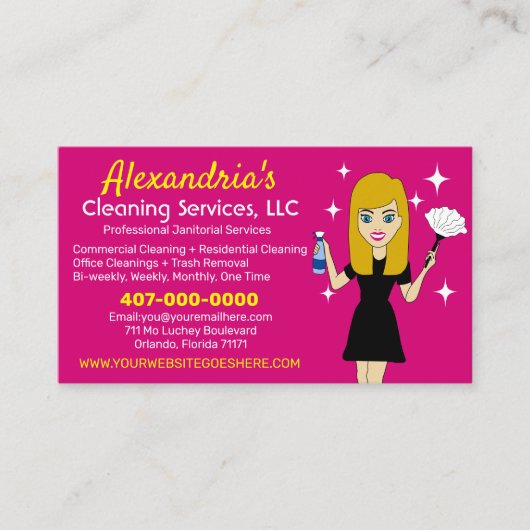 Professionele reiniging/joodse portionering visitekaartje (Voorkant)