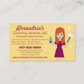 Professionele reiniging/joodse portionering visitekaartje (Voorkant)