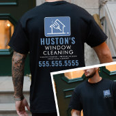Professionele reiniging Logo Wassen Window Cleaner T-shirt