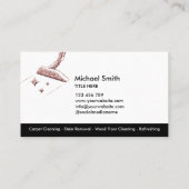 Professionele reiniging van tapijten en het schoon visitekaartje (Achterkant)