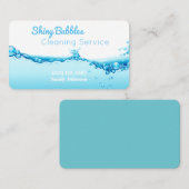 Professionele reiniging van waterspiegel visitekaartje (Voorkant / Achterkant)