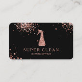 Professionele reinigingsinrichting - Spuitfles Visitekaartje (Voorkant)