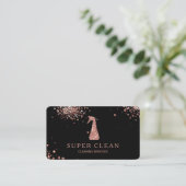 Professionele reinigingsinrichting - Spuitfles Visitekaartje (Staand voorkant)