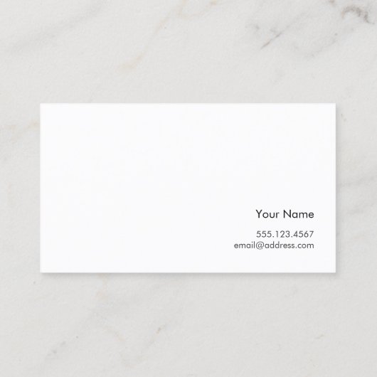 Professionele reinigingsservice Spuitfles Visitekaartje (Achterkant)