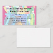 Professionele reinigingsservices Modern design Visitekaartje (Voorkant / Achterkant)