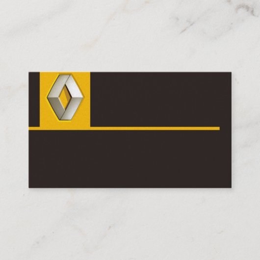 professionele renault - auto - dealer - kaart visitekaartje (Voorkant)